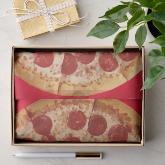 Pepperoni Pizza Thunder_Cove Tissuepapier (Geschenk)