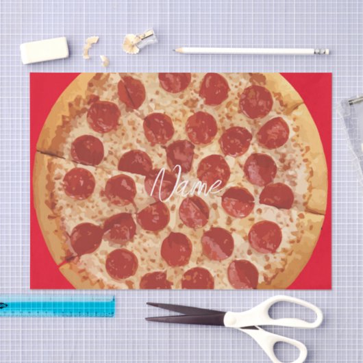 Pepperoni Pizza Thunder_Cove Tissuepapier (Craft)