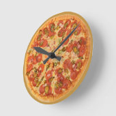 Pepperoni Pizza Wall klok (Hoek)