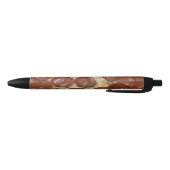 Pepperoni Pizza Zwarte Inkt Pen (Bodem)