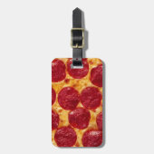 pepperonis pizza bagagelabel (Voorkant verticaal)