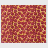pepperonis pizza cadeaupapier (Vlak)