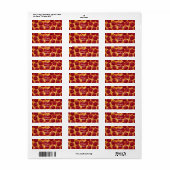 pepperonis pizza etiket (Full Sheet)