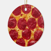 pepperonis pizza keramisch ornament (Links)