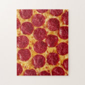 pepperonis pizza legpuzzel (Verticaal)