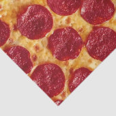 pepperonis pizza tissuepapier (Detail)