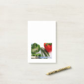 Peppers en bonen Post-it Note (Op bureau)