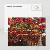 Peppers op de markt van Pike Briefkaart (Voorkant / Achterkant)