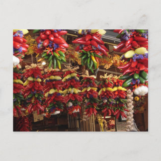 Peppers op de markt van Pike Briefkaart