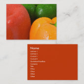 Peppers! Visitekaartje (Voorkant / Achterkant)