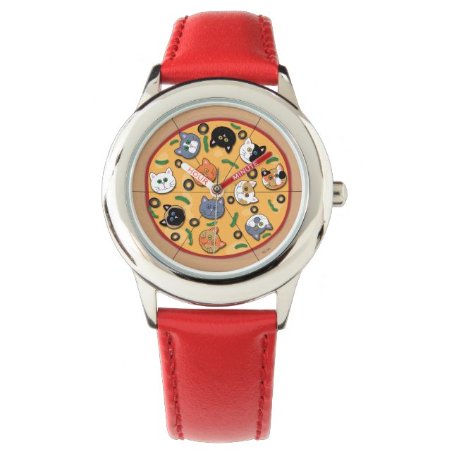 Peppurrroni Pizza Watch Horloge (Voorkant)
