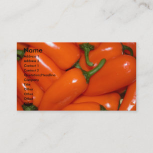 Peprika Peppers Visitekaartje