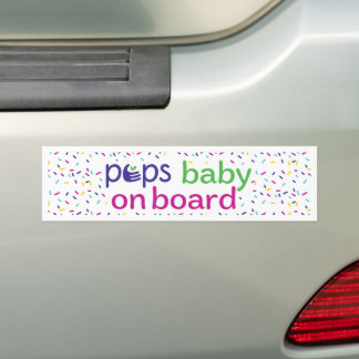 PEPS Baby on Board - Bumpersticker