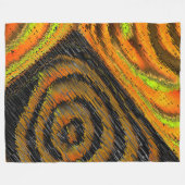 Pequeno mosaico amarelado transversal e deformado fleece deken (Voorkant (Horizontaal))