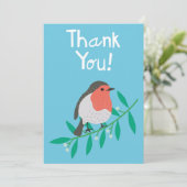 Pequeño petirrojo aankondiging (Staand voorkant)