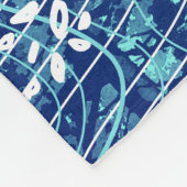 Per Aspera Azure Blanket Fleece Deken (Hoek)