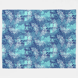 Per Aspera Azure Dekbedovertrek Fleece Deken
