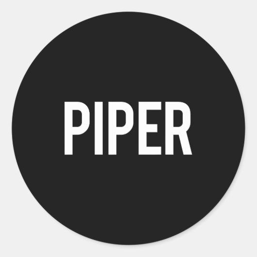 Per - Cool New Funny Name Fan Gift Tee  Ronde Sticker (Voorkant)