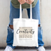 Per Definitie Kan Creatitiviteit Niet Worden Gedef Tote Bag