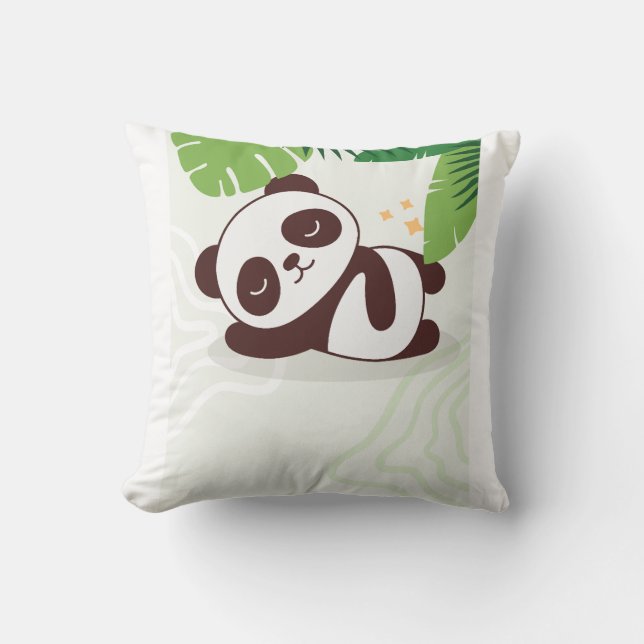 per kussen voor kinderen panda (Voorkant)