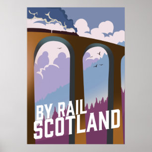 Per Spoor Schotland Poster