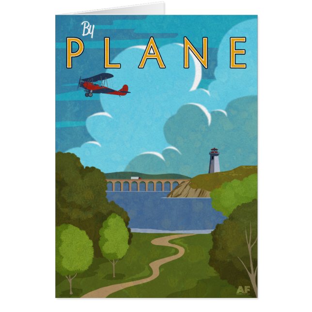 Per vliegtuig (Voorkant)