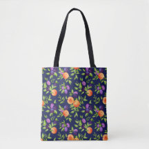 Peraches Plums Paars Cute Fruit Botanische Patroon