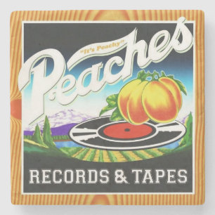 Peraches Records & Tapes Stone Onderzetter