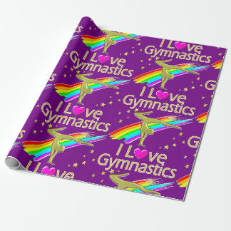 PERALIZED I LOVE GYMNASTICS DESIGN CADEAUPAPIER