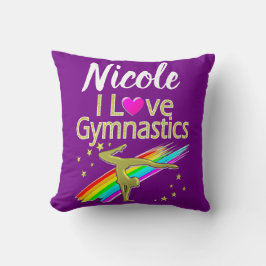 PERALIZED I LOVE GYMNASTICS DESIGN KUSSEN