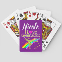 PERALIZED I LOVE GYMNASTICS DESIGN