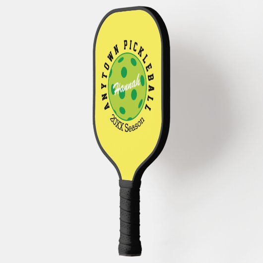PERALIZED Pickleball Yellow Paddle (Links)