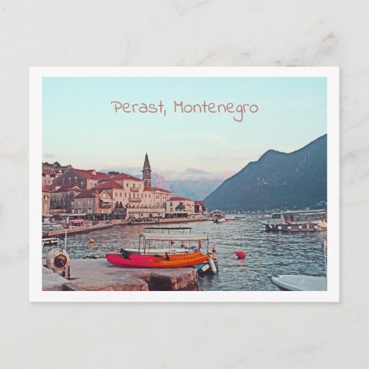 Perast, Montenegro Briefkaart (Voorkant)