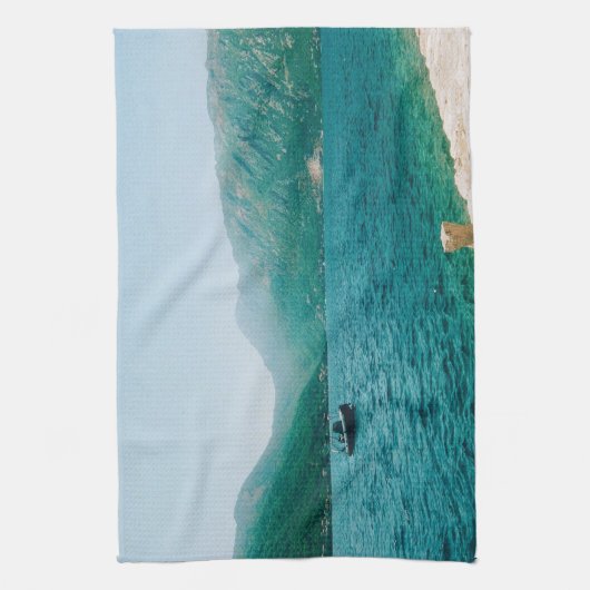 Perast - Montenegro Theedoek (Verticaal)