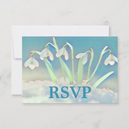 Perce-Neige Bleu RSVP (Devant)