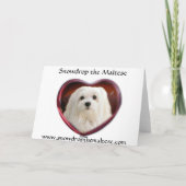 Perce-neige la carte de Noël maltaise (Dos)