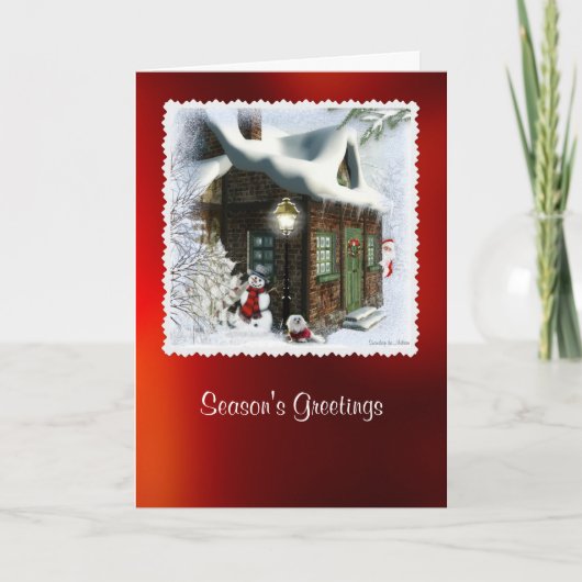 Perce-neige la carte de Noël maltaise (Devant)