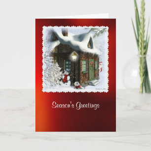 Perce-neige la carte de Noël maltaise