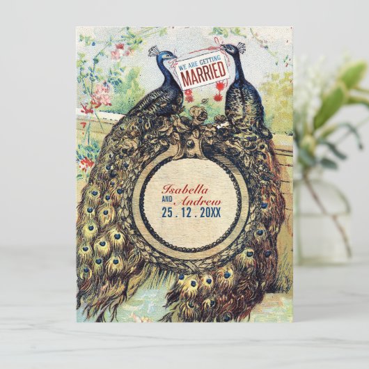 percelen in een Romantische tuin Kaart (Staand voorkant)