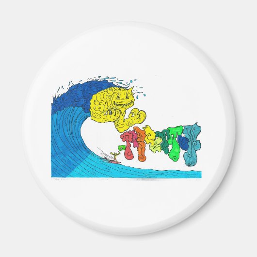 percentage surfen magneet (Voorkant)