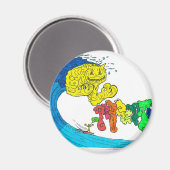 percentage surfen magneet (Voorkant / Achterkant)