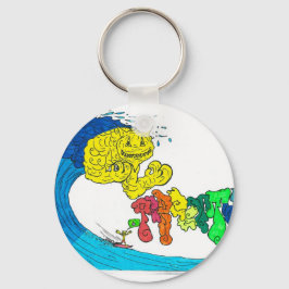 percentage surfen sleutelhanger