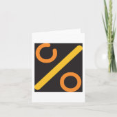 Percentenpictogram Kaart (Voorkant)