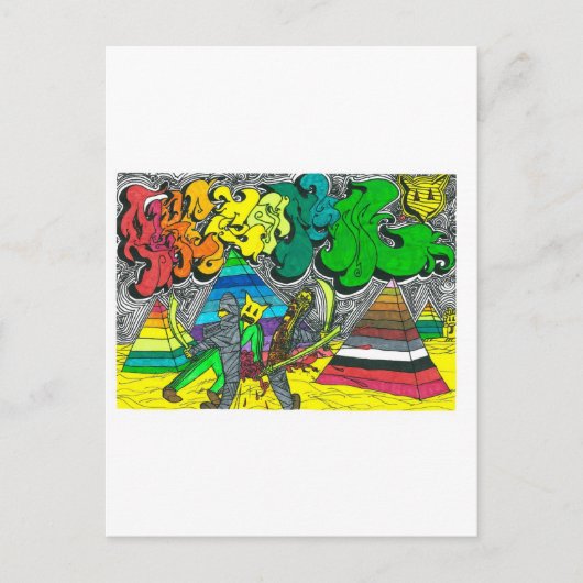 Percentum Chopping Mummies Briefkaart (Voorkant)