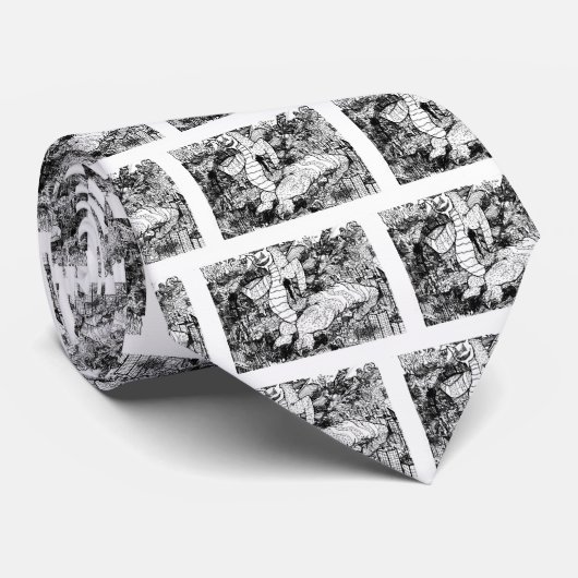 Percentum Godzilla Stropdas (Opgerold)