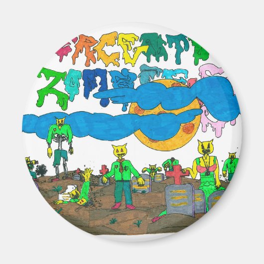 Percentum_Zombies Magneet (Voorkant)