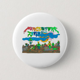 Percentum_Zombies Ronde Button 5,7 Cm