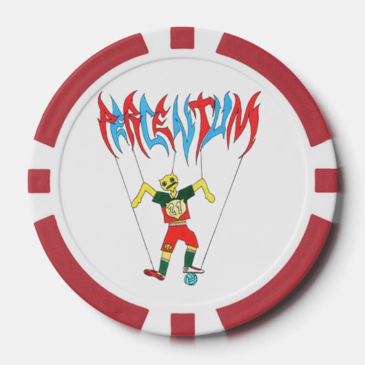 PERCENTUMDESIGNS.COM Poker Chip (Voorkant)