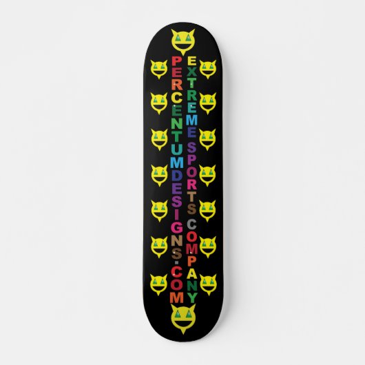 PERCENTUMDESIGNS.COM Skateboard (Devant)