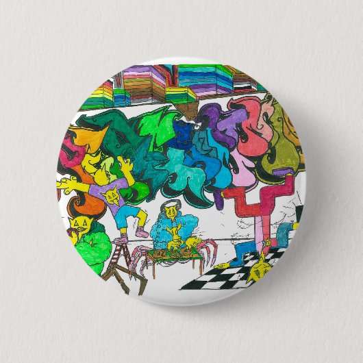 PercentumHipHop Ronde Button 5,7 Cm (Voorkant)